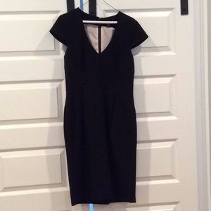 Black cap sleeve business dress size 12